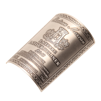 仿古银色红酒标